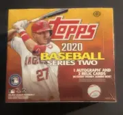 2020 Topps Series 2 Baseball Factory Sealed JUMBO HOBBY Box-3 Auto/Mem