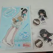 A Certain Scientific Railgun Daiso Acrylic Stand Saten Naruko 3 Points