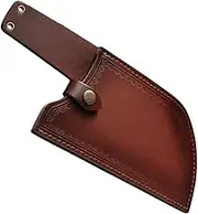 Artificial Leather Knife Cover Protective Sleeve for Kitchen Knives Compact Lightweight for and Carrying Durable Material present for Chefs