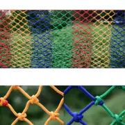 Multicoloured Cubby House Scramble Net Rope Hammock Mesh Kid Climbing 4M x 1M