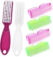 HONMEET 6pcs Brush for Nails Soft Nail Dust Cleaning Brush Nail Brushes Pp Nail Brush for Cleaning Fingernails