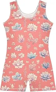[FRODOTGV] Cute Succulents Leotards for Girls Gymnastics Cute Tumbling Dance Outfit for Training, Yoga, Tumbling
