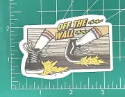 VANS Off The Wall Sneakers Skateboard Stickers sk8