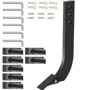 VEVOR 6pcs Box Blade Shank, 16'' Scarifier Shank, 3 Holes Box Scraper Shank, ...