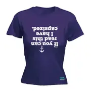 Sailing Ob Capsized - Funny Novelty Womens T-Shirt T Shirt Tshirt