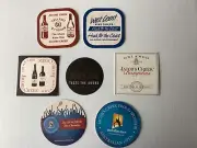 7 different Jacob,s Creek Wine early 1990,s - 2000,s issue Advertising COASTERS