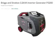 Briggs And Stratton Invertor Generator P3200D