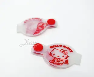 Hello Kitty 防水姓名扣帶2入，姓名貼紙/扣帶/識別證/開學用品/文具，X射線【C583060】