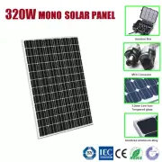 320W 12V MONO SOLAR PANEL HOME OFF GIRD CARAVAN BATTERY POWER CHARGING 320 WATT