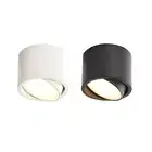 2Pcs SMD LED Anti-glare Light Fixture 3"/3.7" Ceiling Lamp Gimble Head Downlight
