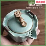 附發票 快客杯 旅行茶具 茶壺茶具 茶具套裝 露營茶具 汝窯快客杯旅行茶具一壺一杯二杯冰裂汝窯個人辦公茶具旅行便攜式