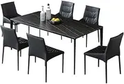 Kitchen Dining Table, One-Piece Frame Marble Round Table Corner Dining Table, High Temperature Resistance, Mildew Proof, Suitable for Dining Room and Living Room.