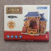 ROBOTIME WOODEN 3D DIY MINIATURE DOLLHOUSES WITH FURNITURE AND LEDS