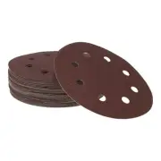 Sandpaper Round 180x180mm 1200 Grit 50 Pcs Red Hook & Loop Sanding Sheets