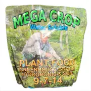 Mega Crop 1-Part Complete Hydroponic and Soil Base Nutrient for Plants with Orga