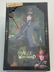 Barbie T2104 Alice In Wonderland The Mad Hatter's Doll. Barbie Collection. NIB
