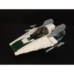 二手 展示品 LEGO 樂高 STAR WARS 星際大戰 7754 A-WING 拆售載具 無說明書