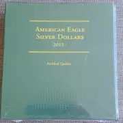 LITTLETON Coin Collector's Album Archival Quality American Eagle Dollars 2015-