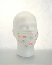 Face Masks (BFE 99%)Ear-Loop 3 Ply with Pattern Monsters 50 pcs