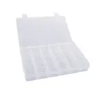 36-Grid Hard Plastic Adjustable Jewelry Organizer Box Storage Container Case
