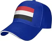 [SSIULUS] Yemeni Flag Casquette Cap Hats,Trucker,Baseball Cap with Snapback,Perfect for Summer,Golf