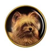 Skye Terrier Dog Lapel Pin Badge