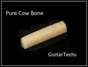 MusicianAtHeart UNBLEACHED Styled Slotted Bone Nut for ALVAREZ Guitar Real Bone
