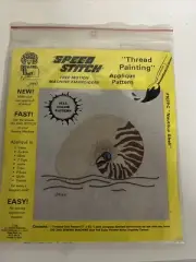 Speed Stitch︱Thread Painting︱Nautilus Shell︱107PC︱Joyce︱1982︱Machine Embroidery