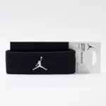 NIKE JORDAN DRI-FIT 黑色 單⾊頭帶 運動 休閒 頭帶 JKN0001-0OS