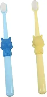 FOMIYES 2 Pack Boys and Girls Toothbrush Soft Bristle Toothbrush for Boys and Girls Cartoon Care Tool