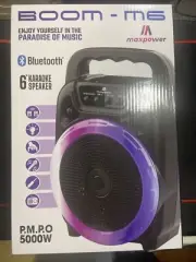 Maxpower Boom M6 Bluetooth Karaoke Speaker New MPD661L