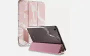 Galaxy Tab A 8.4 2020 Tablet Case Slim Fit Trifold Stand Folio Front Cover Pink