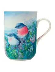 [Maxwell & Williams] Birds of Australia KC 10 Year Anniversary Mug 300ml Rose Robin in Multi