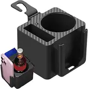 Back Seat Cup Holder For Cars - Multifunctional Seat Back Storage Hook | Adjustable Backseat Storage Box With Drink Pocket, Food Tray, And Compartments For Mobile Phone, Bottle, Tissue, Keys, And Esse