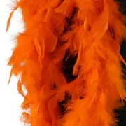 Orange 2m Feather Boa Fluffy Party Scarf Fancy Dress Up Costume Wedding Decor DIY Craft