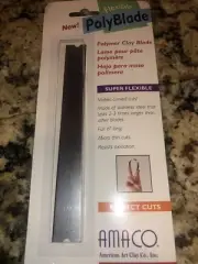 Amaco Flexible Bendable Stainless Steel 6" Poly Clay Blade - #11052K NEW IN PKG