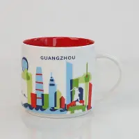 在飛比找Yahoo!奇摩拍賣優惠-【熱賣精選】Starbucks 廣州城市杯星巴克陶瓷杯子馬克