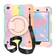 iPad Case For iPad Mini 4/5 with 360��Swivel Stand-Colorful Rose Gold