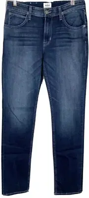 Hudson Los Angeles Men's Jeans 31 Blake Slim Straight in Blue (Transfix) Denim