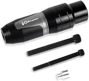 Motorbike Frame Sliders For S┐UZUKI V-Strom 250 650 1000 DL650 DL1000 DL250 Motorcycle CNC Falling Protection Frame Sliders Crash Pads Exhaust Protector (Color : Titanium, Size : Vstrom)