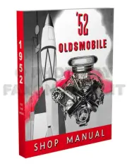 1952 Oldsmobile Shop Manual 52 Olds Repair Service Book Deluxe Super 88 and 98