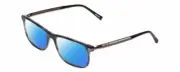 Chopard Carbon Fiber&Wood VCH249 Unisex Polarized Sunglasses in Black/Grey 55 mm