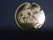 Pokemon TCG Official Collectable Coin - Pikachu - Gold Mirror - 3.5cm