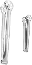 Yardenfun Chef Tongs Set 2pcs Stainless Steel Tongs for Cooking Non Handle for Kitchen