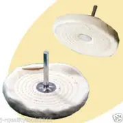 4" POLISHING BUFFING BUFFER POLISH WHEEL FOR ELECTRIC DRILL 1/4" SHANK