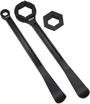 Universal CNC Bead Buddy Tire Tool Lever Spoon Axle Wrench Tire Change(Black)