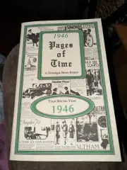 1946 Pages of Time A Nostalgia News Report Junk Journal Ephemera Birthday Gift
