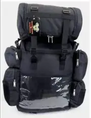 2PC X-LARGE CORDURA FABRIC SISSY BARREL BAG w/ RAIN COVER FOR SUZUKI - SV7K