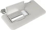 XEBRAD for Koleos, 2008-2016 Front Car Sun Visor Sunvisor Wth Makeup Mirror Light Car Inner Left Right Sun Visor Car Sun Visor(Grey Left)