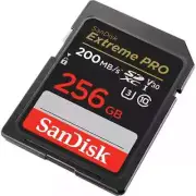 SanDisk Extreme Pro SDXC 256 GB UHS-I 200Mb/S 4K